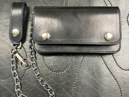 PLAIN A-1 TYPE(細糸 / 横16.5cmサイズ)ウォレットチェーンセット / ウォレット単品(30%off)(即納品)