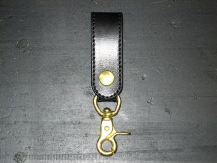 BRASS STRAP KEY HOLDER (STITCH)