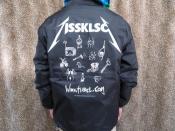 TISS C/L HESHER COACH JACKET (BLACK x WHITE)(BLACK x BLACK)(即納品)