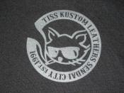 2012 TISS CUSTOM LEATHERS ORIGINAL S/S T-SHIRT(BLACK)