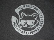 2012 TISS CUSTOM LEATHERS ORIGINAL S/S T-SHIRT(BLACK)