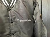 TISS C/L 30TH ANNIVERSARY It's a chopper,baby STADIUM JACKET (BLACK x WHITE)(即納品)