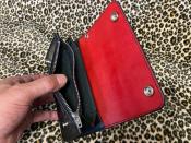 PLAIN A-1 TYPE(細糸 / 横16.5cmサイズ)ウォレットチェーンセット / ウォレット単品(30%off)(即納品)