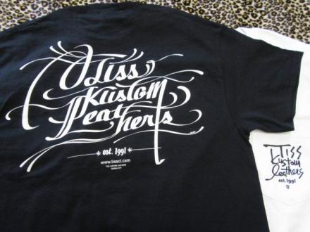 2018 TISS KUSTOM LEATHERS ORIGINAL 2010 REPRINT S/S T-SHIRT(BLACK)(即納品)