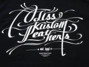 2018 TISS KUSTOM LEATHERS ORIGINAL 2010 REPRINT S/S T-SHIRT(BLACK)(即納品)