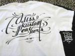 2018 TISS KUSTOM LEATHERS ORIGINAL 2010 REPRINT S/S T-SHIRT(WHITE)(即納品)