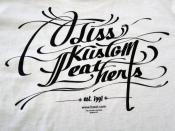 2018 TISS KUSTOM LEATHERS ORIGINAL 2010 REPRINT S/S T-SHIRT(WHITE)(即納品)