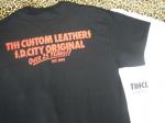 TISS CUSTOM LEATHERS 25TH ANNIVERSARY S/S T-SHIRT(BLACK)(即納品)