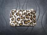  LEOPARD x DEERSKIN COIN POUCH (茶系)TALONジッパー(30%off)(即納品)