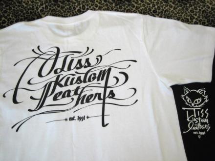 TISS KUSTOM LEATHERS ORIGINAL S/S T-SHIRT(WHITE)
