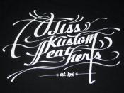 TISS KUSTOM LEATHERS ORIGINAL S/S T-SHIRT(BLACK)