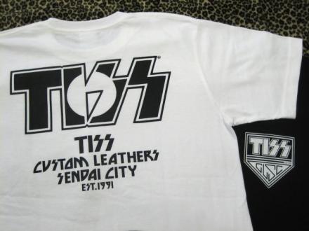 2011 TISS CUSTOM LEATHERS ORIGINAL S/S T-SHIRT(WHITE) 