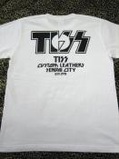 2011 TISS CUSTOM LEATHERS ORIGINAL S/S T-SHIRT(WHITE) 