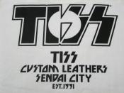 2011 TISS CUSTOM LEATHERS ORIGINAL S/S T-SHIRT(WHITE) 