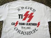 2017 TISS CUSTOM LEATHERS ORIGINAL S/S T-SHIRT(WHITE)(即納品)