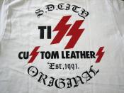 2017 TISS CUSTOM LEATHERS ORIGINAL S/S T-SHIRT(WHITE)(即納品)