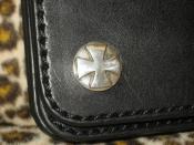 SILVER CROSS BUTTON