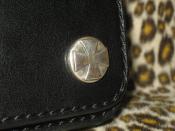 SILVER CROSS BUTTON