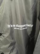 TISS C/L 30TH ANNIVERSARY It's a chopper,baby COACH JACKET (BLACK x WHITE)(即納品)