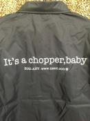 TISS C/L 30TH ANNIVERSARY It's a chopper,baby COACH JACKET (BLACK x WHITE)(即納品)