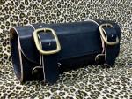 茶芯ヌメ革 TOOL BAG 縦4点留め　革2.5mm厚 (30%off)(即納品)