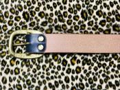 茶芯 PLAIN BELT  34インチ 3.5cm幅　(バックル色選べます)(20%off)(即納品)