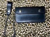 OLD SCHOOL TRUCKER(細糸)(横サイズ17cm/16.5cm)ウォレットチェーンセット / ウォレット単品(30%/25%off)(即納品)