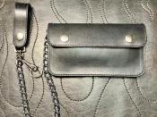 OLD SCHOOL TRUCKER(細糸)(横サイズ17cm/16.5cm)ウォレットチェーンセット / ウォレット単品(30%/25%off)(即納品)