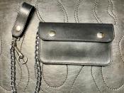 OLD SCHOOL TRUCKER(細糸)(横サイズ17cm/16.5cm)ウォレットチェーンセット / ウォレット単品(30%/25%off)(即納品)