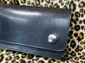 茶芯　フチ捻入りOLD SCHOOL WALLET TRUCKER(細糸 / 横16.5cmサイズ)ウォレットコードセット / ウォレット単品(30%off)(即納品)