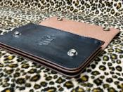 茶芯　フチ捻入りOLD SCHOOL WALLET TRUCKER(細糸 / 横16.5cmサイズ)ウォレットコードセット / ウォレット単品(30%off)(即納品)