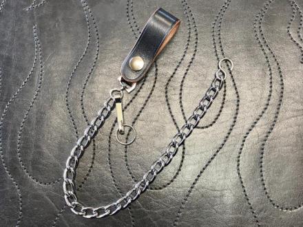 茶芯　WALLET CHAIN(フチ捻入り)