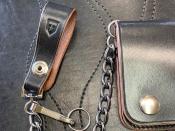 茶芯　WALLET CHAIN(フチ捻入り)