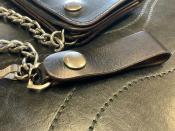 茶芯　WALLET CHAIN(フチ捻入り)