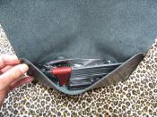 TOOL ROLL　袋部分約27cm x 12.5cm   (革厚1.8mm)