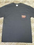 TISS CUSTOM LEATHERS 25TH ANNIVERSARY S/S T-SHIRT(BLACK)(即納品)