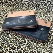 茶芯トラ目　OLD SCHOOL WALLET TRUCKER(細糸 / 横16.5cmサイズ)(30%off)(即納品)