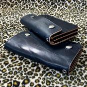 茶芯トラ目　OLD SCHOOL WALLET TRUCKER(細糸 / 横16.5cmサイズ)(30%off)(即納品)